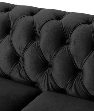 Brinkhaven Tufted Loveseat with Nailhead Trim - Velvet