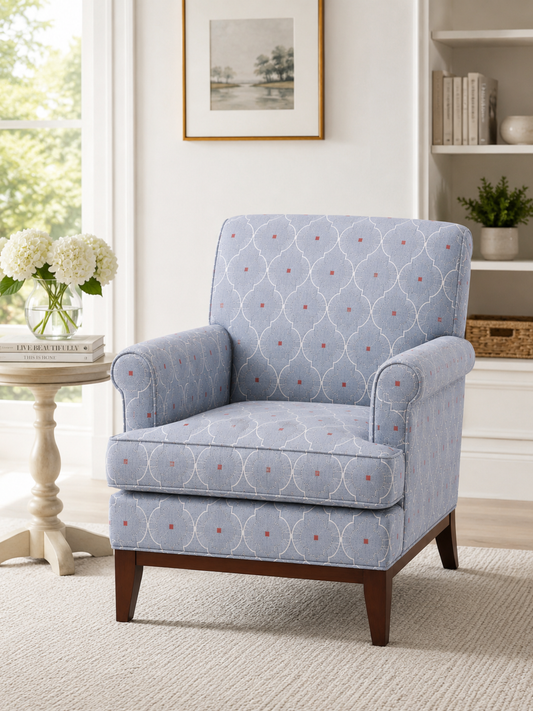 Aurelle Ivory Accent Chair