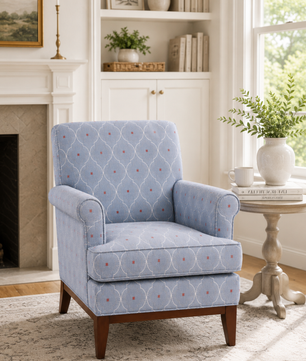 Aurelle Ivory Accent Chair