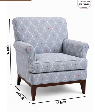 Aurelle Ivory Accent Chair