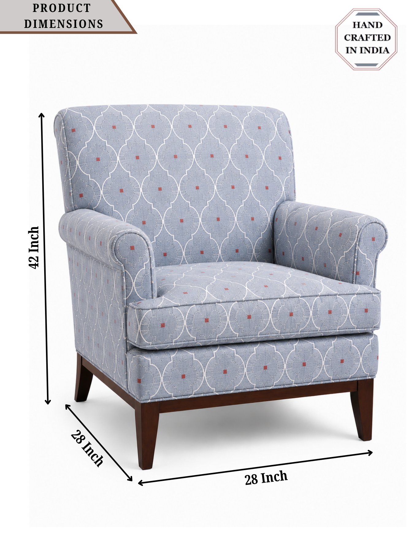 Aurelle Ivory Accent Chair