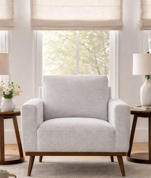 Zolara Teakwood Accent Chair with Premium Velvet Upholstery