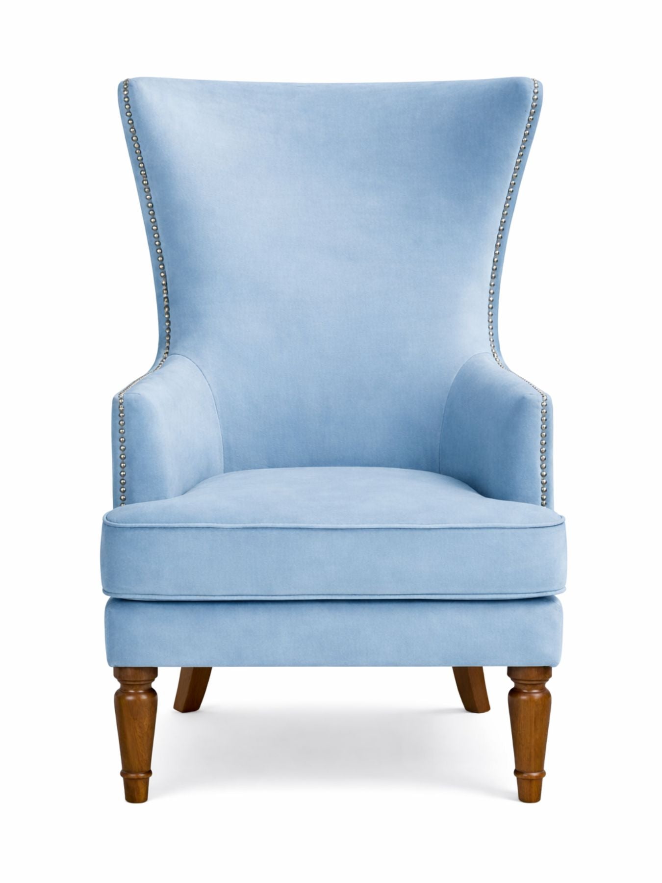 Elysian Velvet Wingback Accent Chair