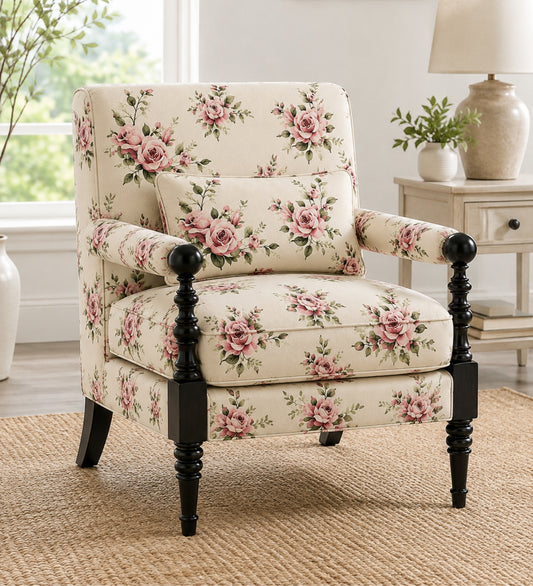 Davey Teak Wood Accent chairs in Multicolour