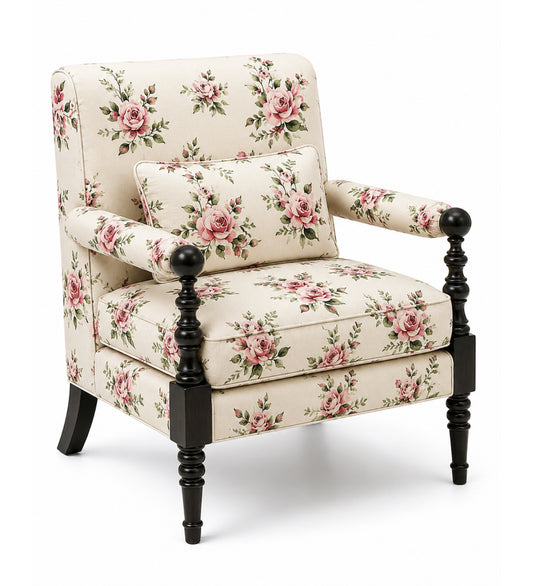 Davey Teak Wood Accent chairs in Multicolour