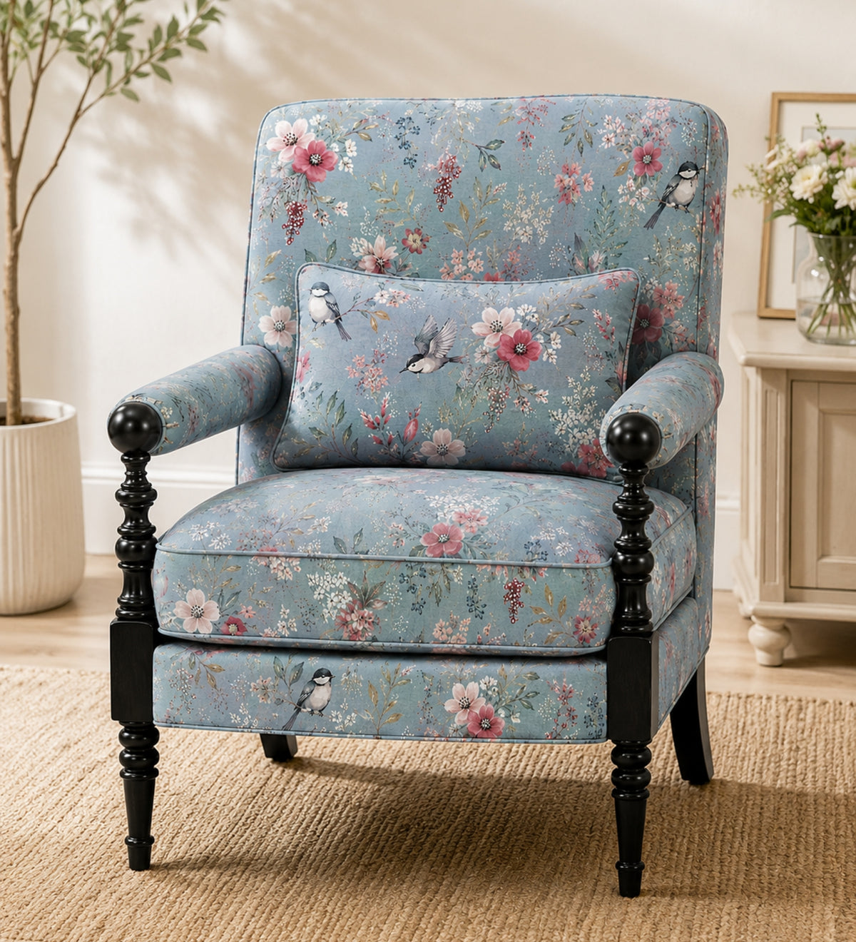 Duward Teak Wood Accent chairs in Multicolour