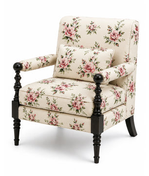 Davey Teak Wood Accent chairs in Multicolour