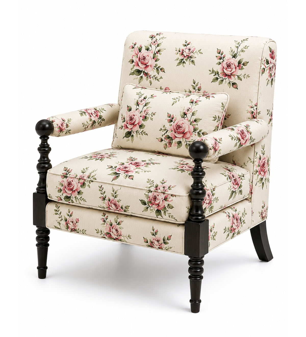 Davey Teak Wood Accent chairs in Multicolour