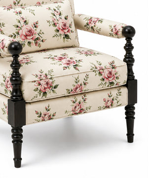Davey Teak Wood Accent chairs in Multicolour