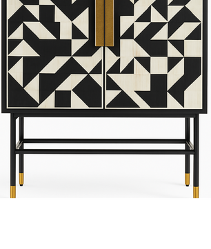 Inlay Storage Cabinet - Kingsley