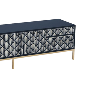 Inlay Media Unit with Drawers - Sunstrike