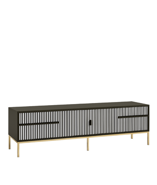 Inlay Media Unit with Drawers - Waterfall
