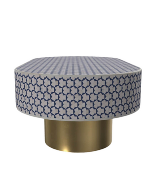 Inlay Jordan Oval Shape Coffee Table - Targua