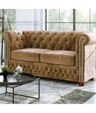 Anzla 2 Seater Chesterfield Sofa