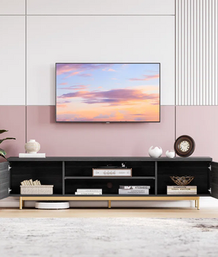 Modern Dark Brown TV Console