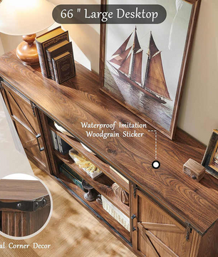 Modern Dark Brown TV Stand