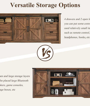 Modern Dark Brown TV Stand