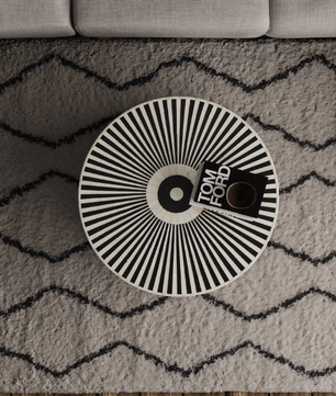Inlay Round Coffee Table- Makayla
