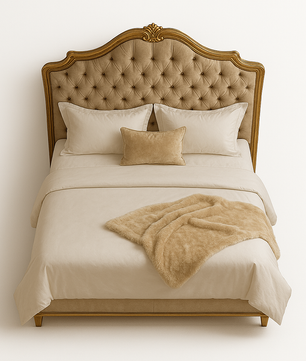 Royal luxury Italian Carved Wooden beds