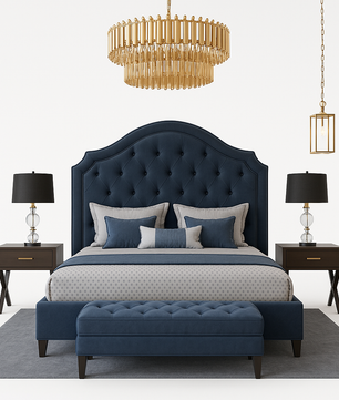 Merlyn Velvet Bed