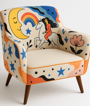 Velvet Lounge Chair