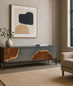 Epoxy Resin Console Table