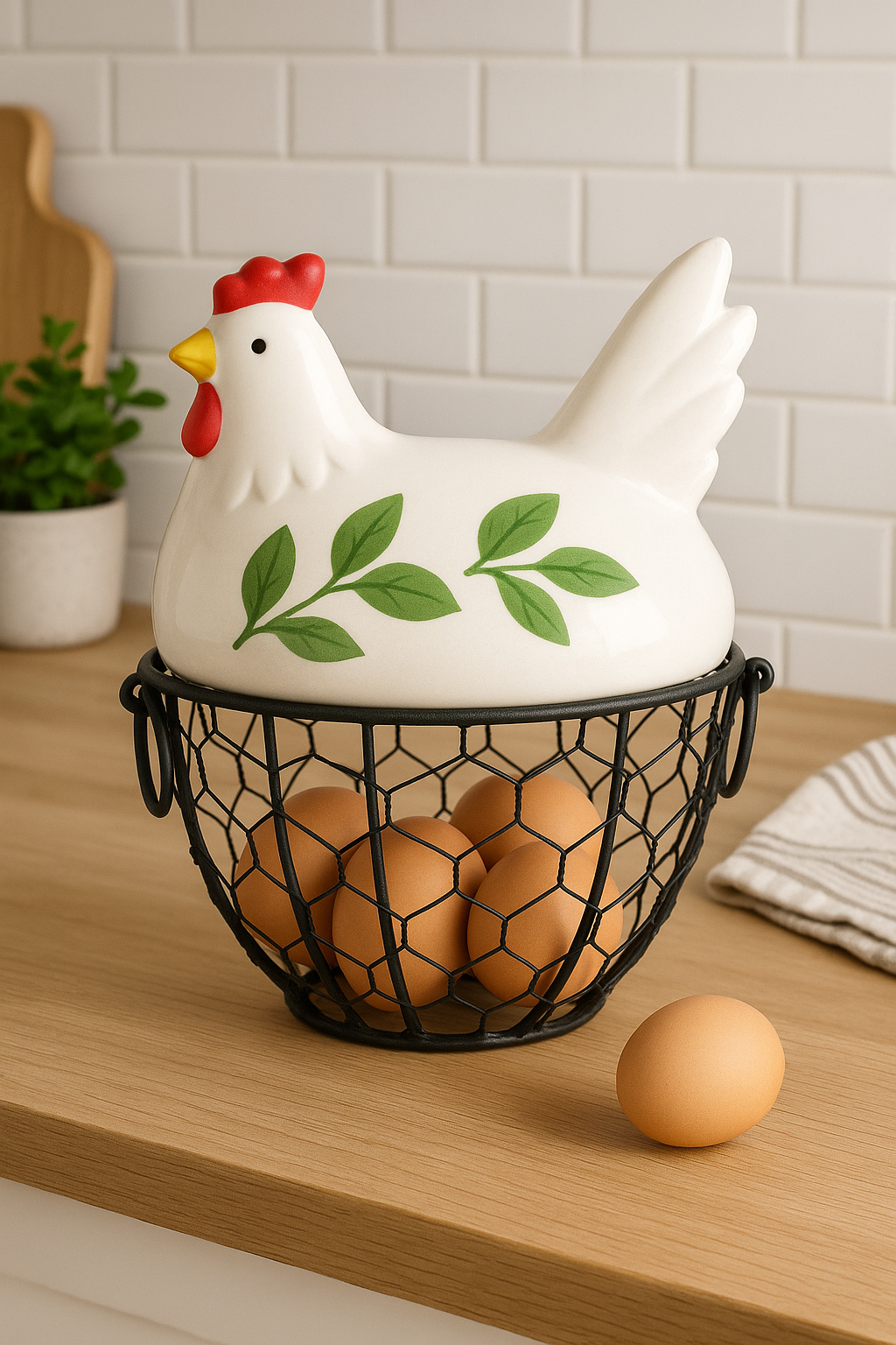 Rooster Basket
