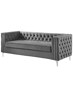 Quinn Upholstered Velvet Sofa