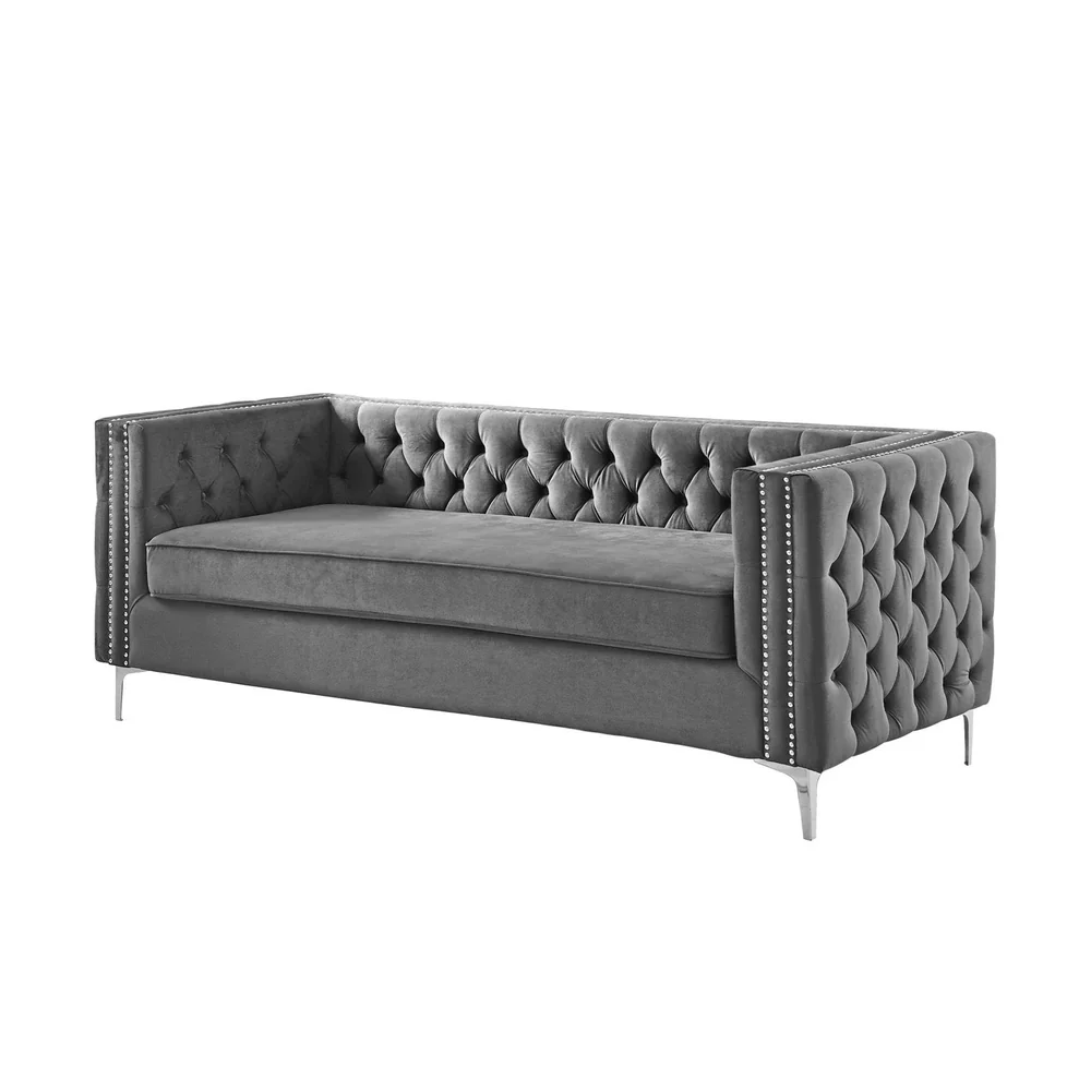 Quinn Upholstered Velvet Sofa