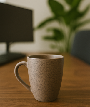 Brown Coffee Mug – 350ML