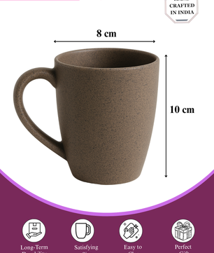 Brown Coffee Mug – 350ML