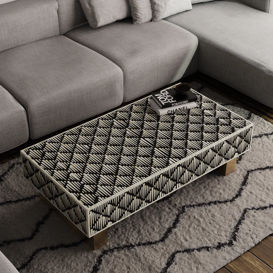 Inlay Luxom Rectangular Coffee Table - Morrisson