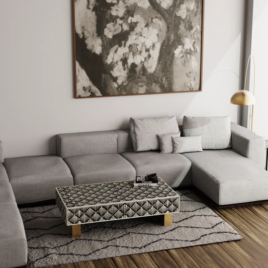 Inlay Luxom Rectangular Coffee Table - Morrisson