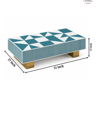 Inlay Polygon Grande Rectangular Coffee Table