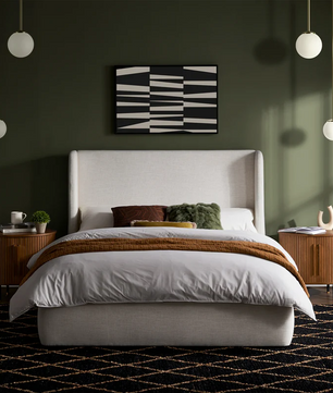 Dalton High Back Upholstered Bed