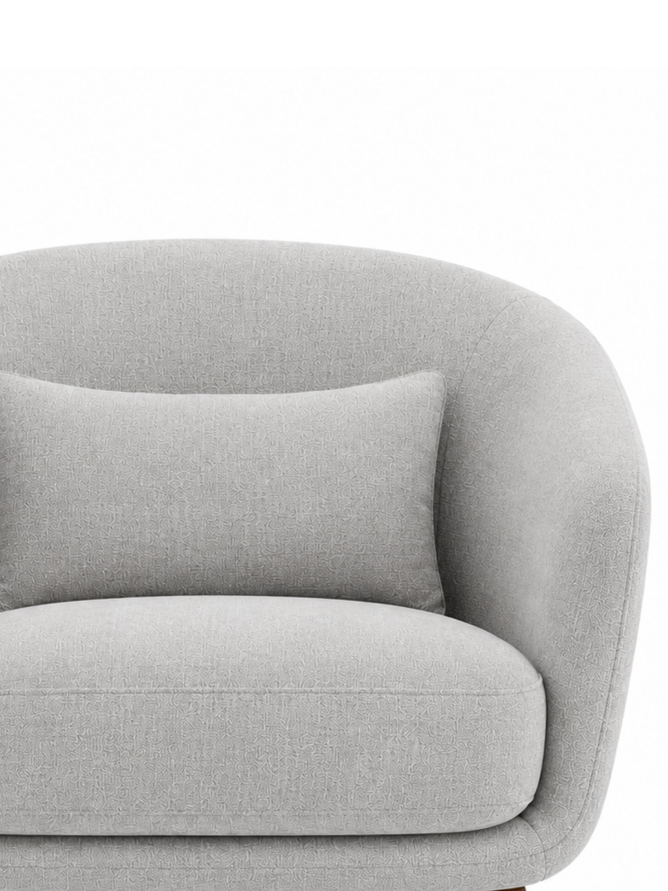 Suede Accent Chair