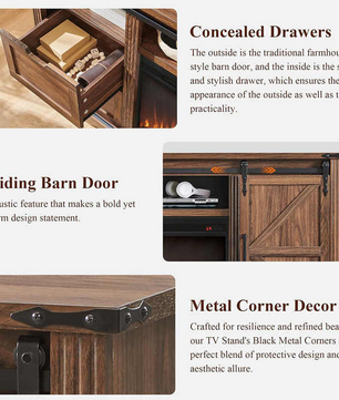 Modern Dark Brown TV Stand