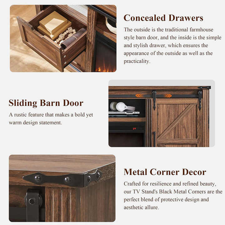 Modern Dark Brown TV Stand