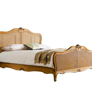 Intricate Carved Bed