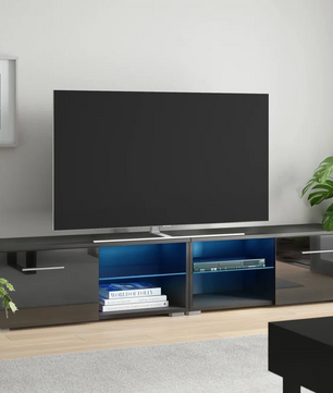 Modern White TV Console