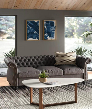 Glidden 3 Seater Chesterfield Sofa