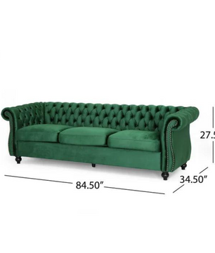 Glidden 3 Seater Chesterfield Sofa