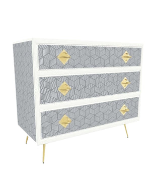 Inlay Chest of Drawers - Geo