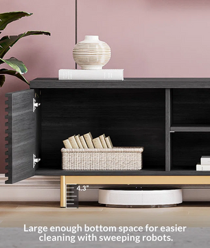 Modern Dark Brown TV Console