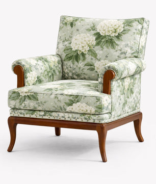 Yasumi Velvet Fabric Armchair