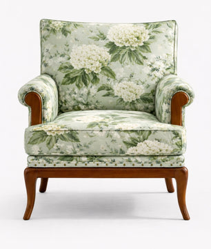 Yasumi Velvet Fabric Armchair