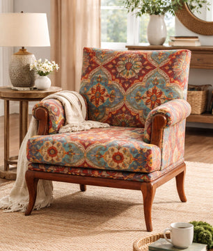 Aristora Velvet Fabric Armchairs