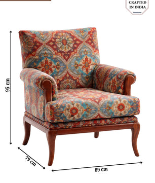 Aristora Velvet Fabric Armchairs