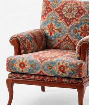 Aristora Velvet Fabric Armchairs