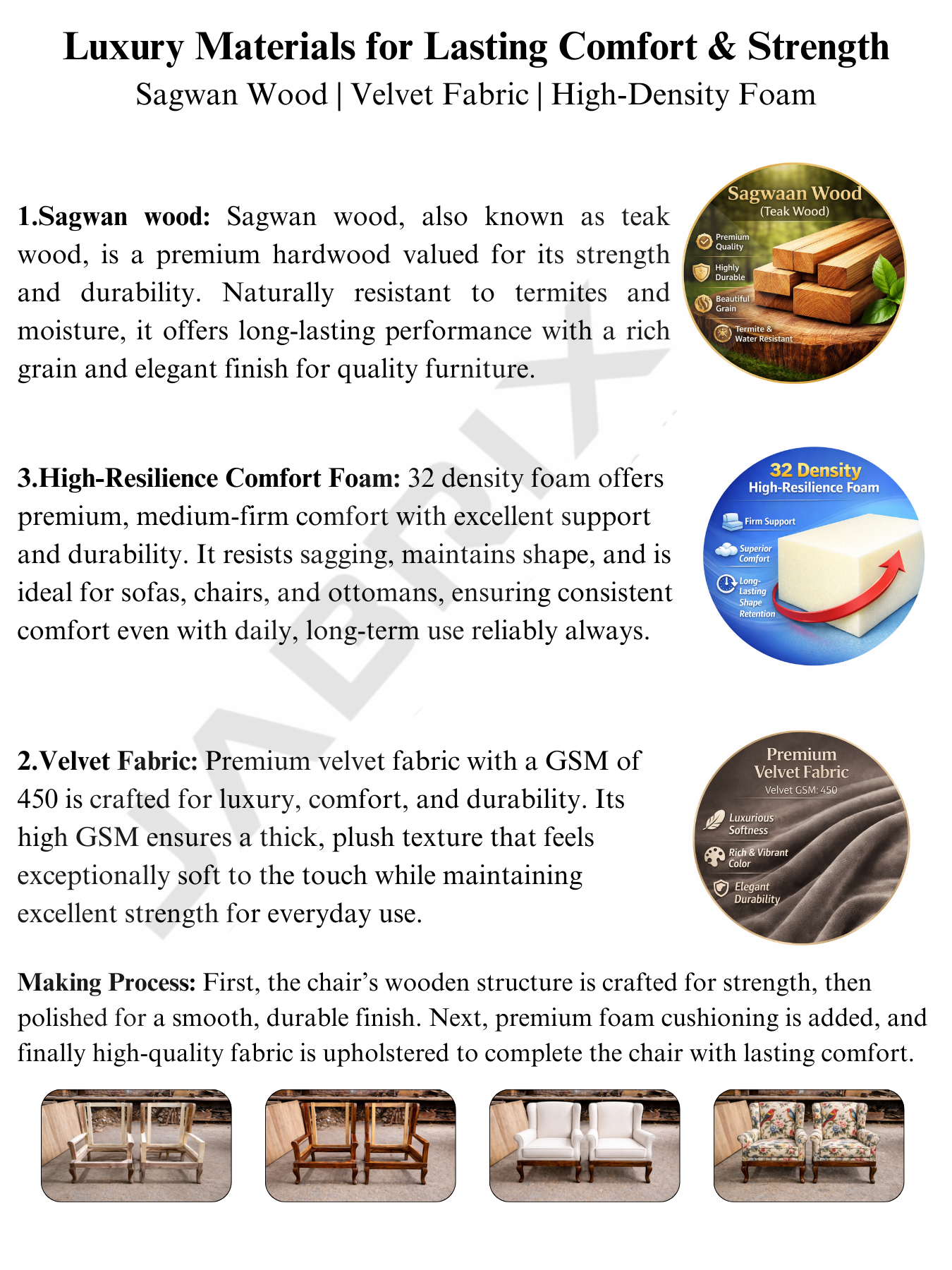 Elegant Sage Aviary Print Wingback Chair